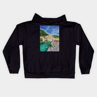 Amalfi Coast Italy Kids Hoodie